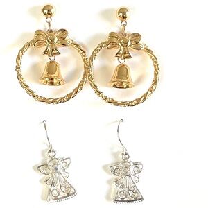 BOGO Two Pairs of Holiday Pierced Earrings